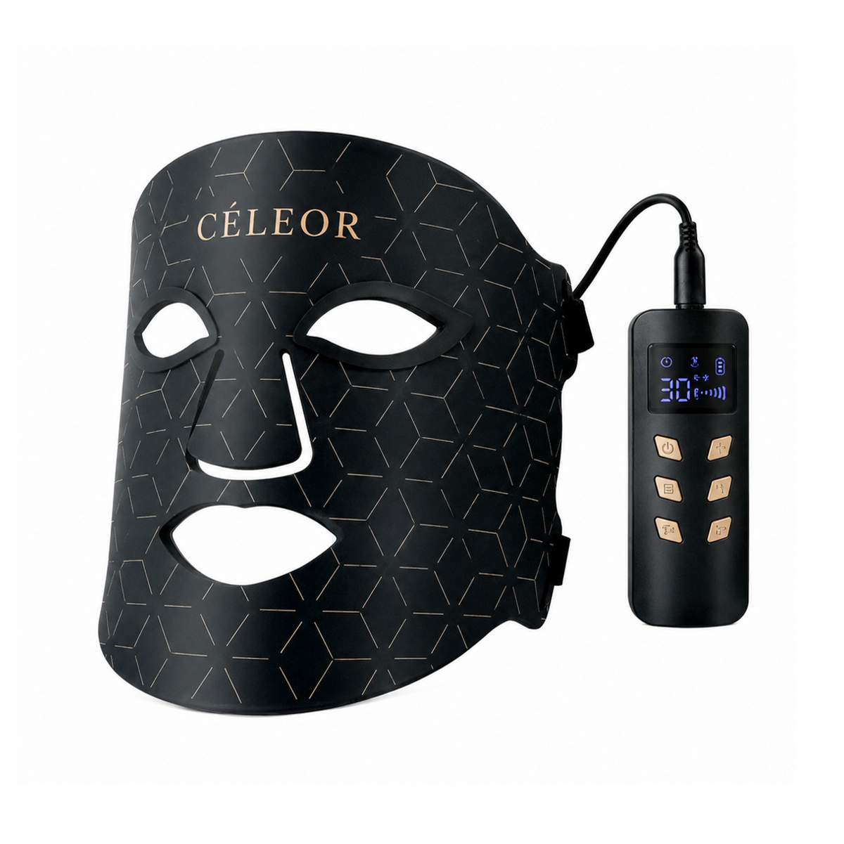 Red-Light Phototherapy Mask LED & NIR for Skin Care at Home and Professional Use CÉLEOR